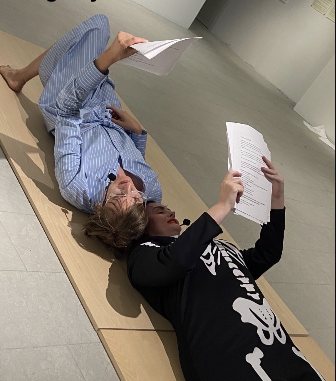 Performing with Melanie Jame Wolf at Pori Art Museum, August 2026